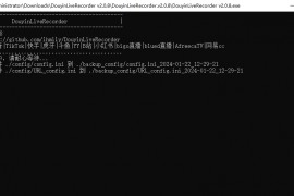 DouyinLiveRecorder-可循环值守和多人录制的直播录制软件
