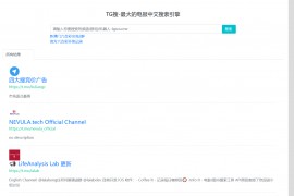 Telegram电报中文搜索引擎：TG搜
